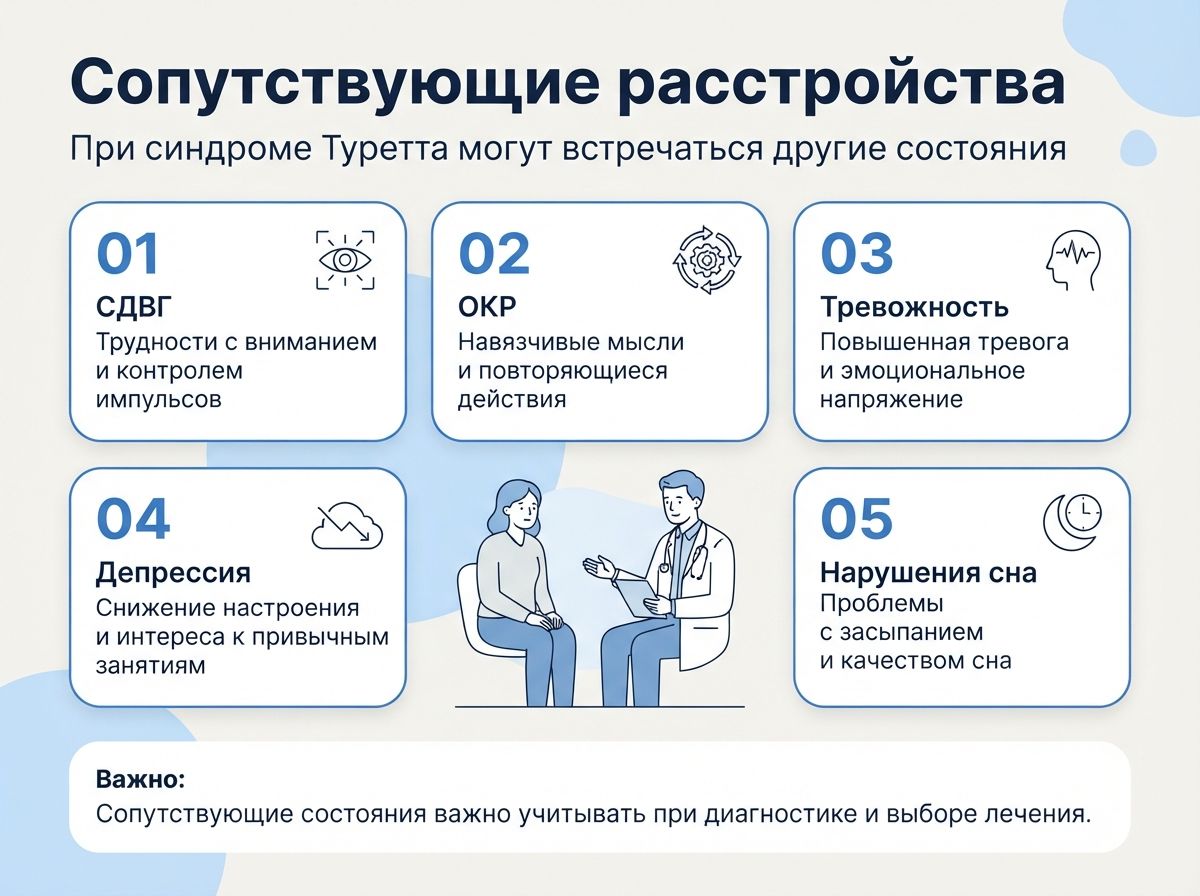 Лечение синдрома Туретта в Советске инфографика