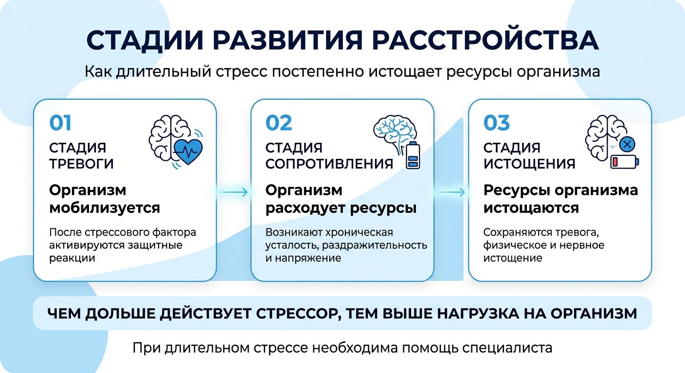 Лечение стресса в Советске инфографика